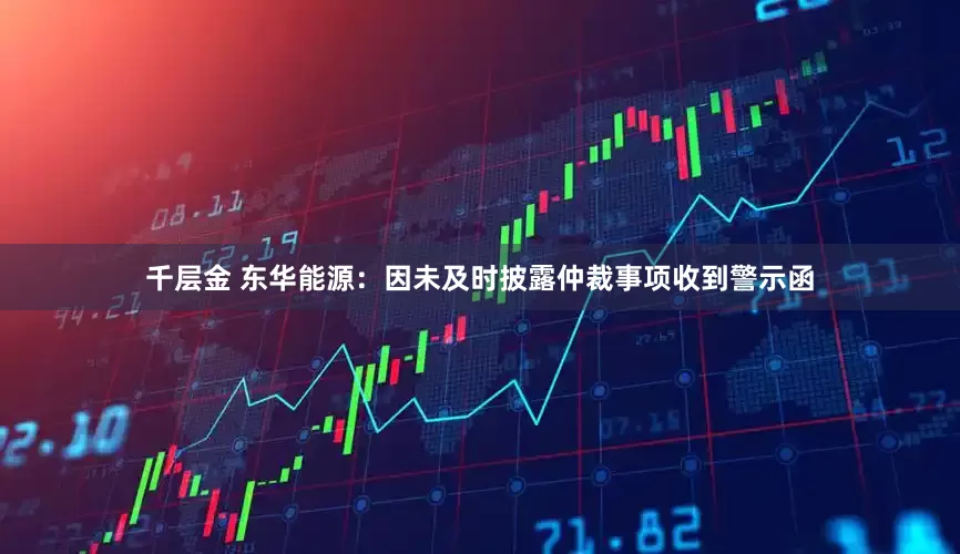 千层金 东华能源:因未及时披露仲裁事项收到警示函